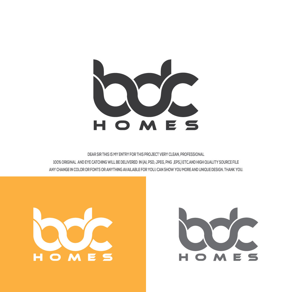 Diseño de Logo por Hossainlogo324 para BDC Homes Limited | Diseño #34540495