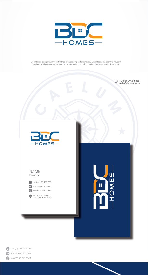 Logo Design by zebronicgraphic for BDC Homes Limited | Design #34504194