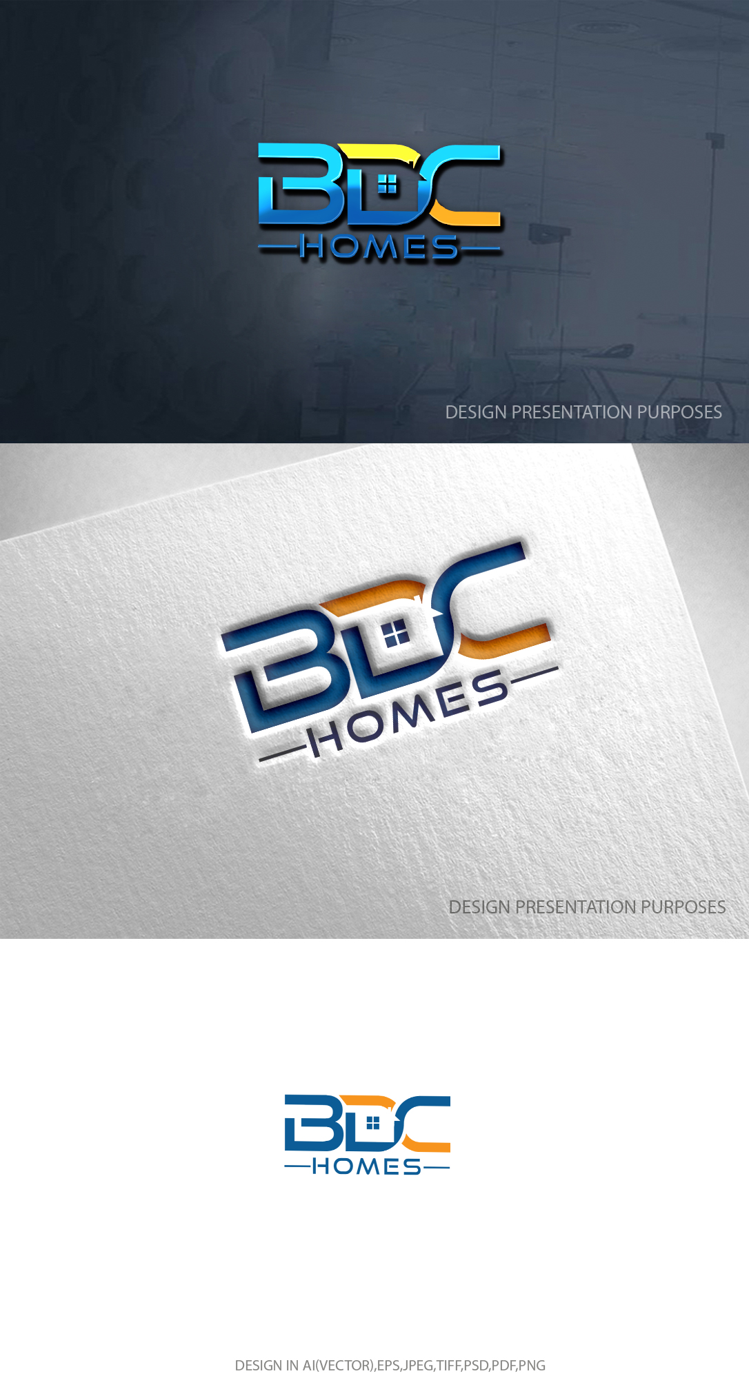 Logo Design by zebronicgraphic for BDC Homes Limited | Design #34504196