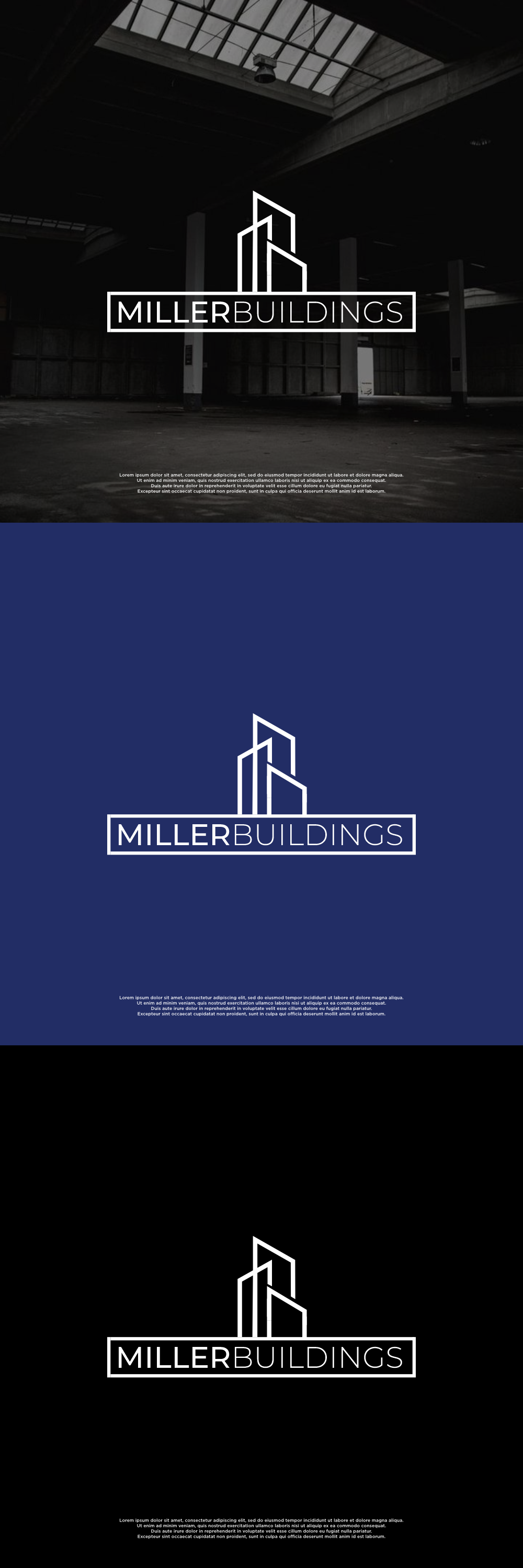Diseño de Logo por Elysa95 para Miller Buildings, Inc. | Diseño #34551648
