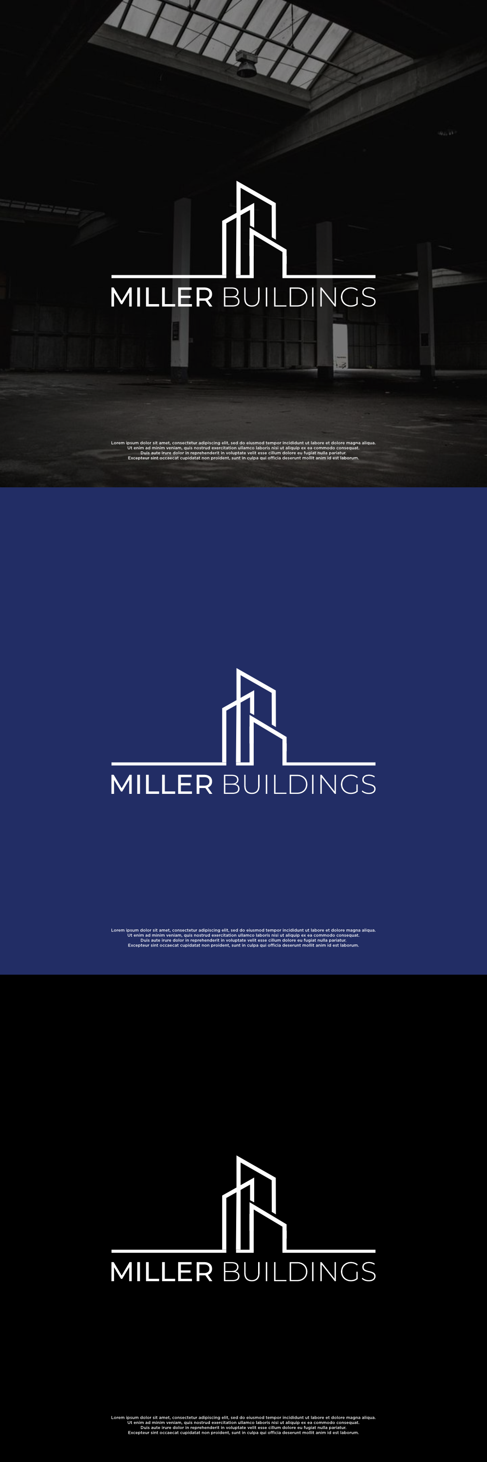 Diseño de Logo por Elysa95 para Miller Buildings, Inc. | Diseño #34554127