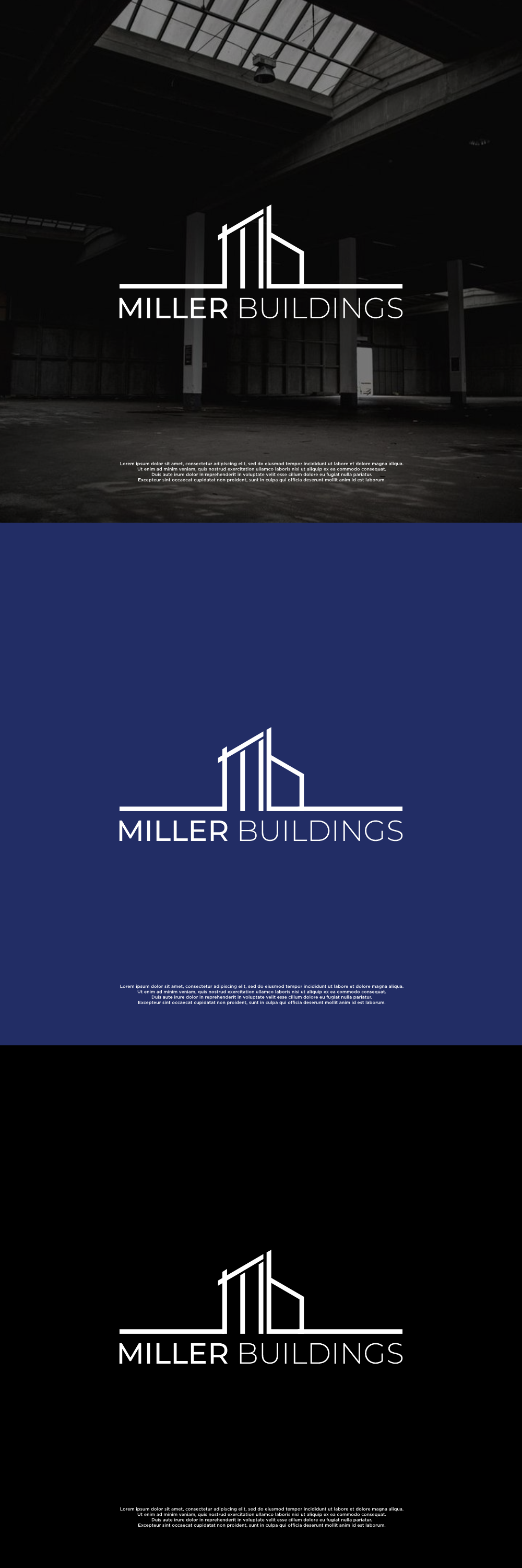 Diseño de Logo por Elysa95 para Miller Buildings, Inc. | Diseño #34558530