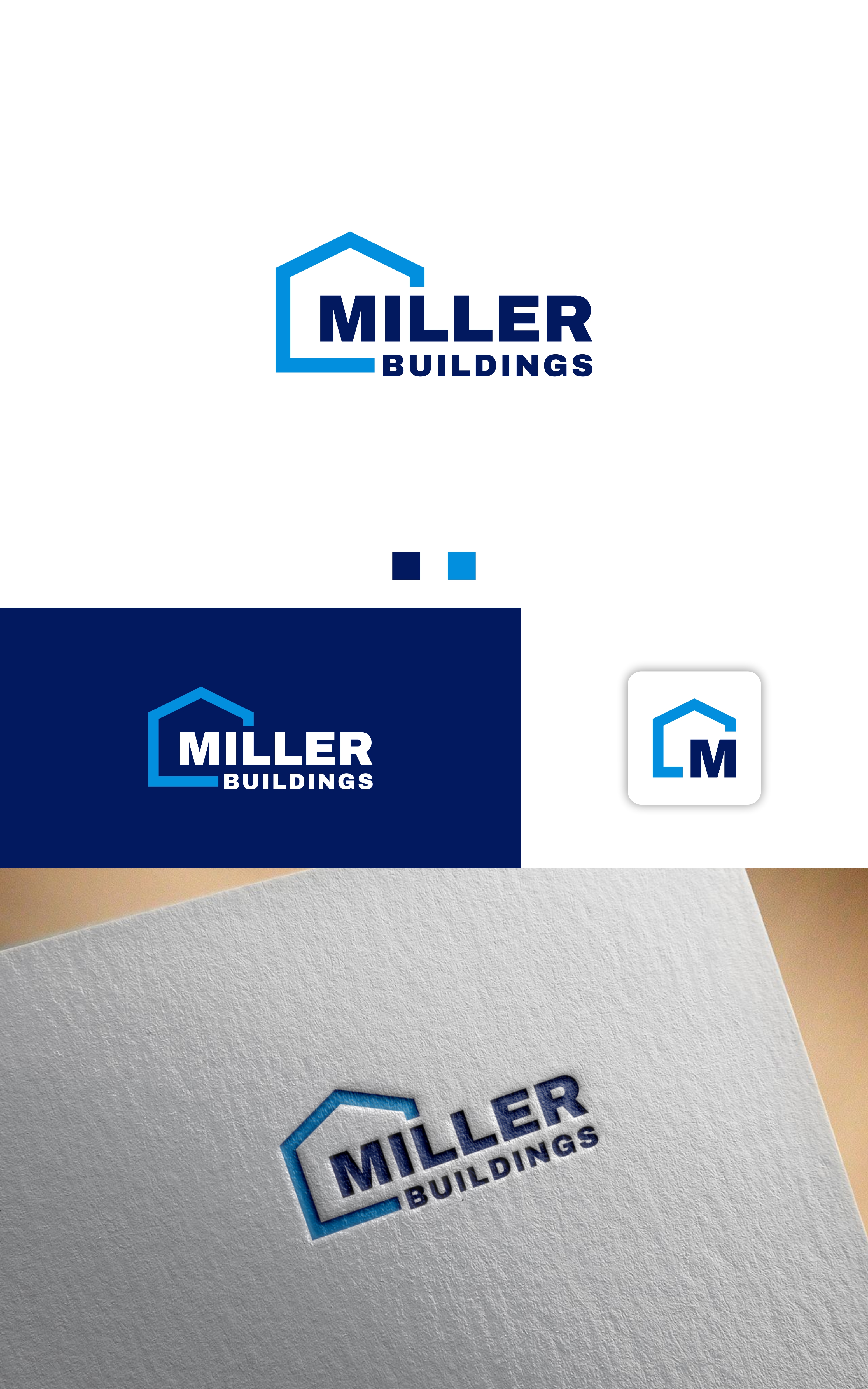 Logo Design by Dell_a.Design for Miller Buildings, Inc. | Design #34512760