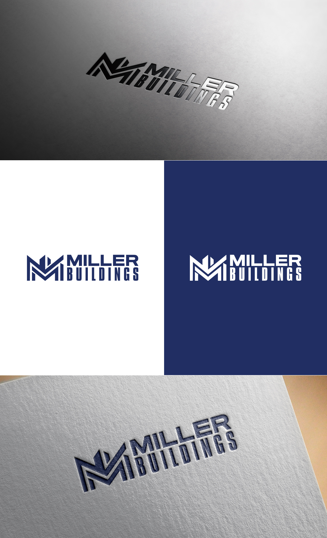 Diseño de Logo por GLDesigns para Miller Buildings, Inc. | Diseño #34512045