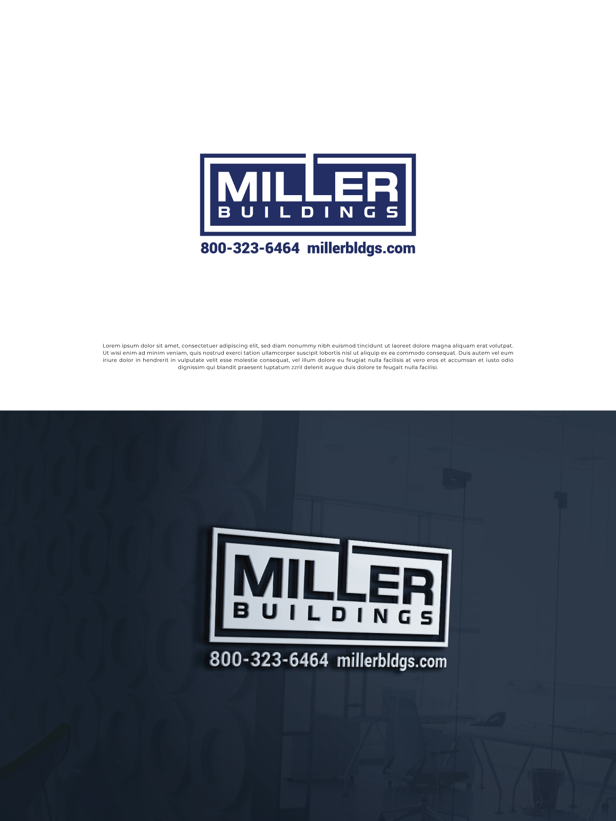 Logo Design by TrisDesign for Miller Buildings, Inc. | Design #34549573