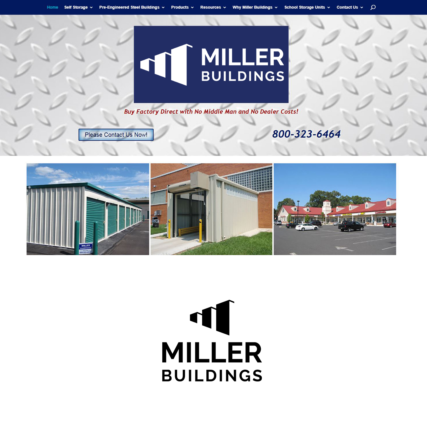 Logo Design by GRAFFYC for Miller Buildings, Inc. | Design #34507400