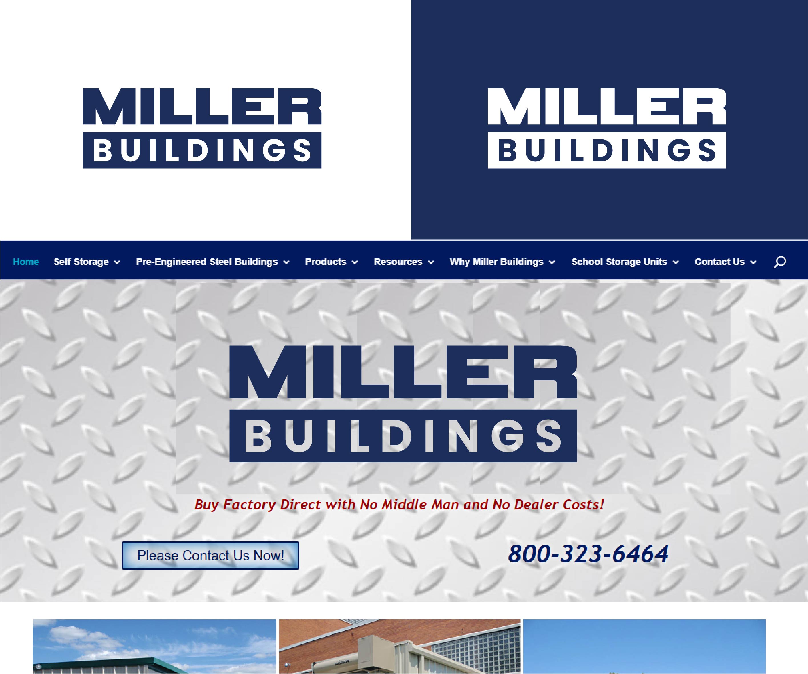 Logo Design by genzo for Miller Buildings, Inc. | Design #34552108