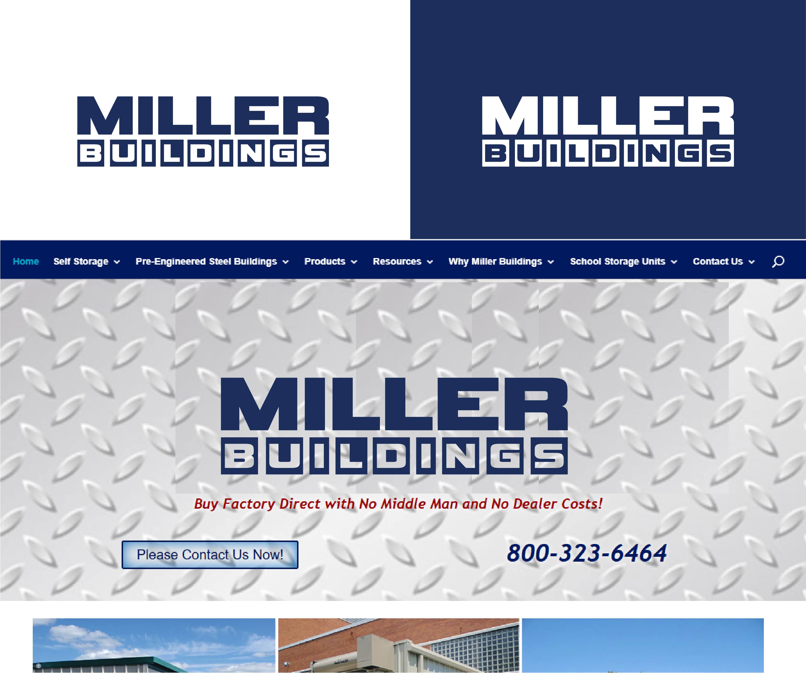 Logo Design by genzo for Miller Buildings, Inc. | Design #34552176