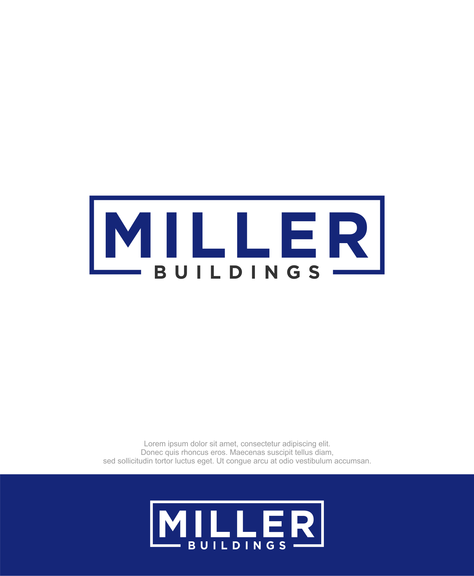 Logo Design by M.Syaiful Huda for Miller Buildings, Inc. | Design #34512034