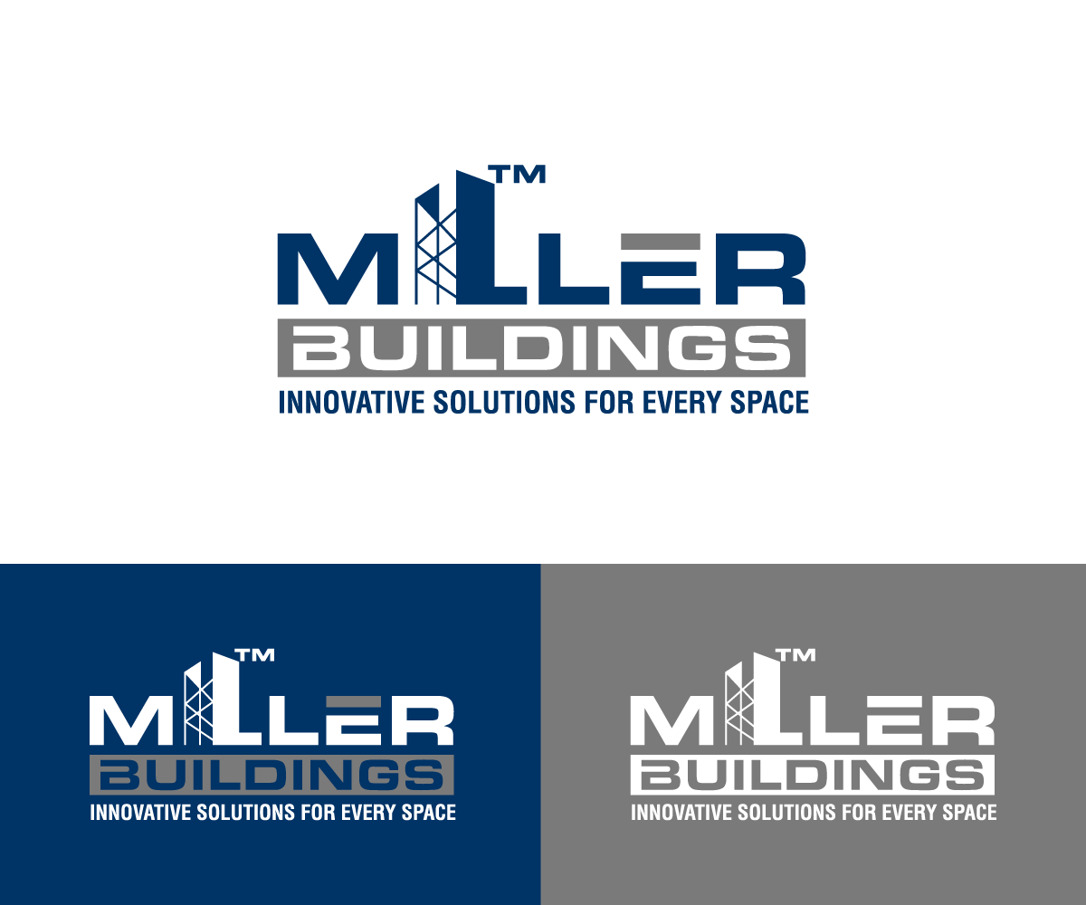 Logo Design by AlphabetZero.co.uk for Miller Buildings, Inc. | Design #34526794
