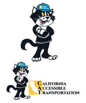 Maskottchen-Design von StudioD™ für California Accessible Transportation | Design: #34514688