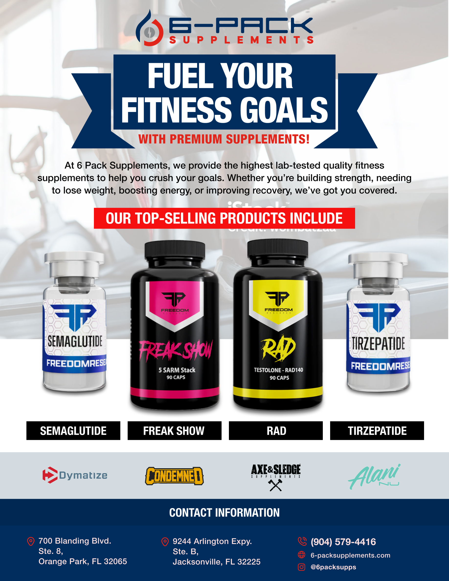 Flyer-Design von Fuuma für 6 Pack Supplements | Design #34526707