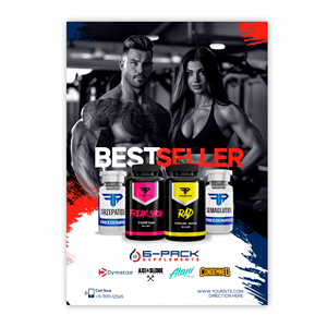 Flyer Design by LuisParra19 for 6 Pack Supplements | Design #34522057
