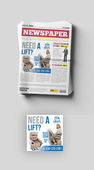 Diseño de Anuncio de Prensa por WrapTonic24 para Koncept Medical, LLC | Diseño: #34559506