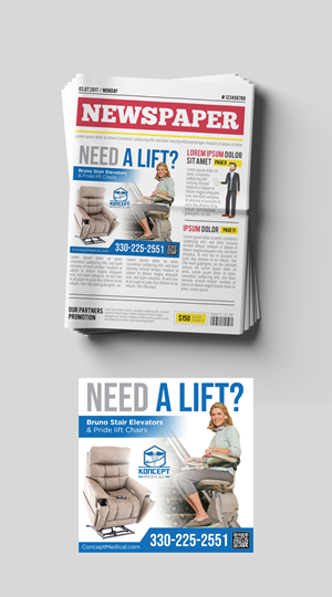 Diseño de Anuncio de Prensa por WrapTonic24 para Koncept Medical, LLC | Diseño: #34559784