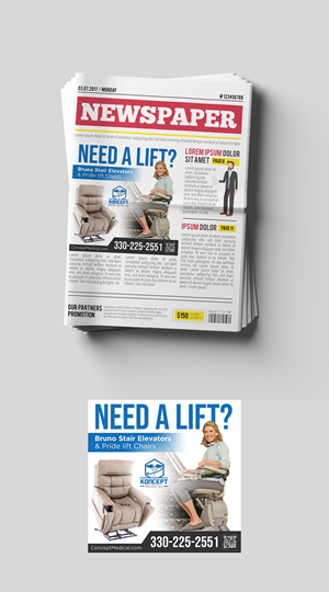 Diseño de Anuncio de Prensa por WrapTonic24 para Koncept Medical, LLC | Diseño: #34559811