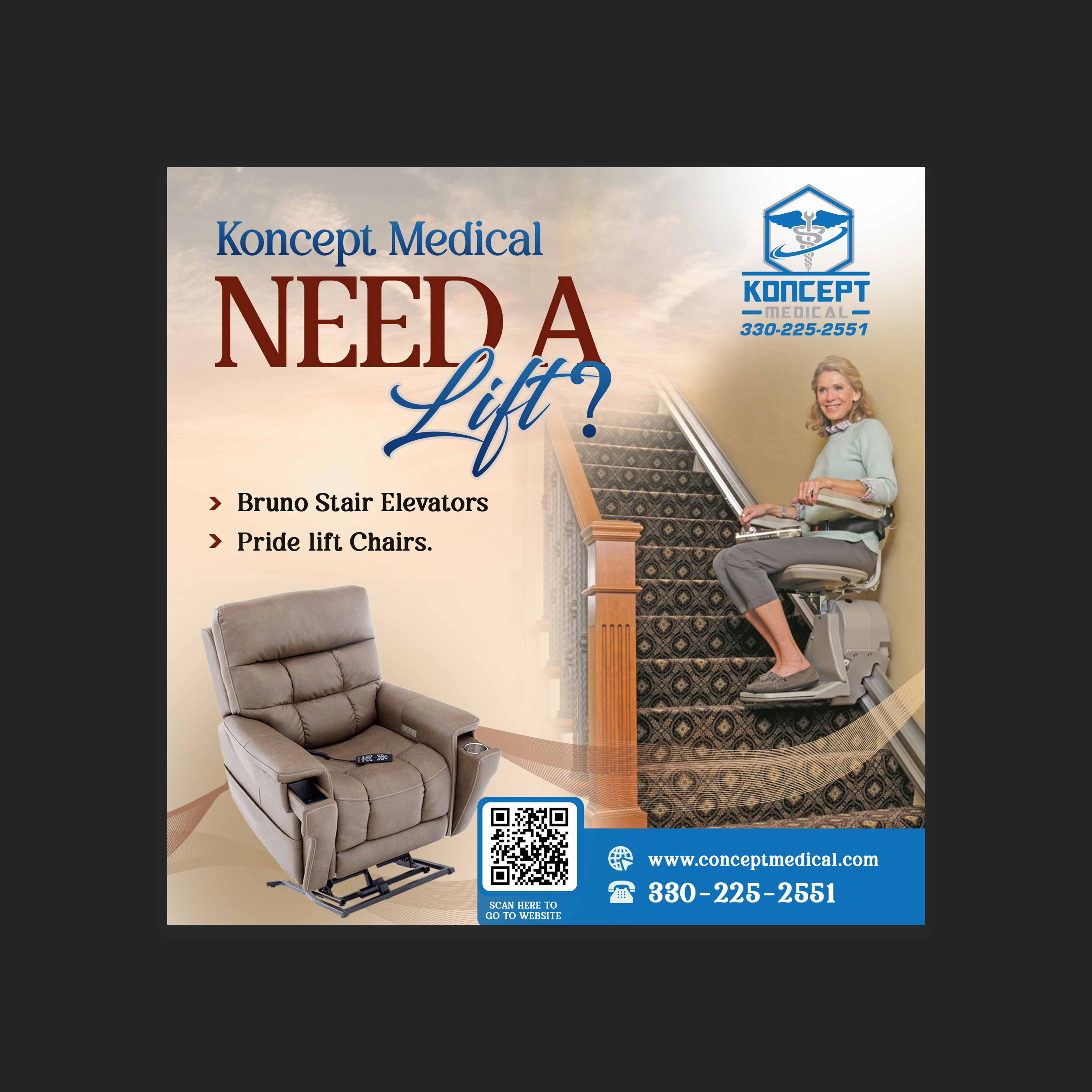 Zeitungsanzeige-Design von SanGraphics   für Koncept Medical, LLC | Design #34523071
