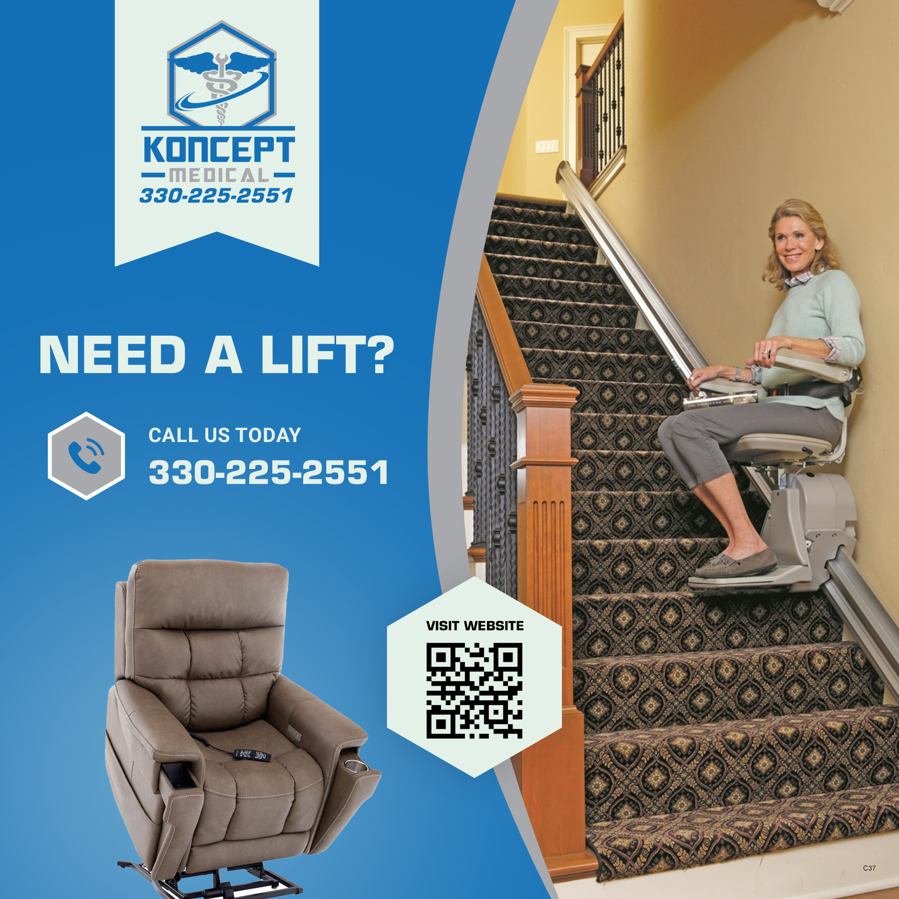 Newspaper Ad Design by pb for Koncept Medical, LLC | Design #34518561