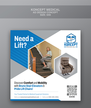Zeitungsanzeige-Design von Impressive Solutions für Koncept Medical, LLC | Design: #34516010