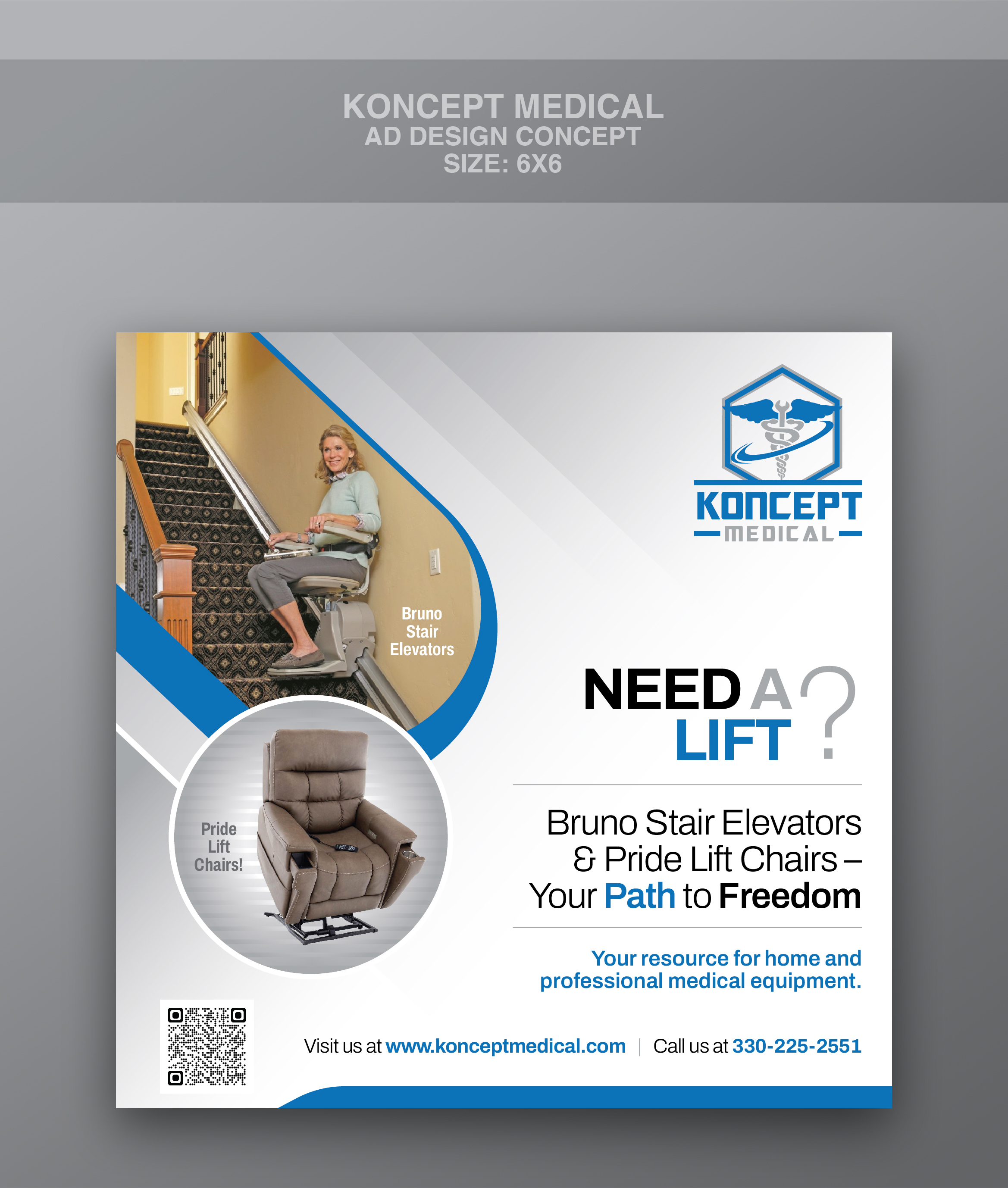 Newspaper Ad Design by Impressive Sol for Koncept Medical, LLC | Design #34528550
