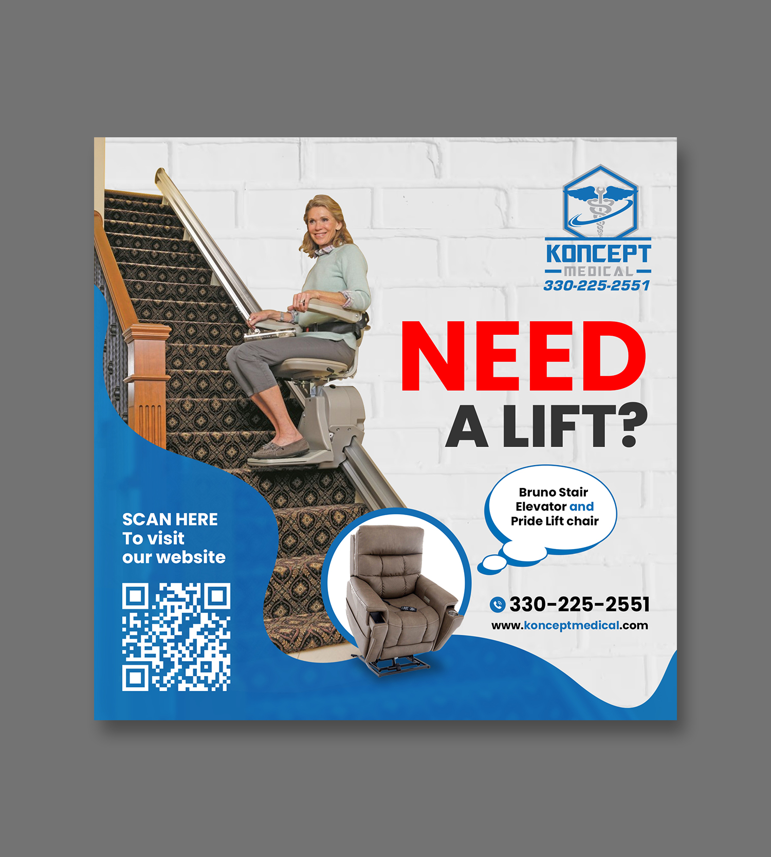 Newspaper Ad Design by debdesign for Koncept Medical, LLC | Design #34517258