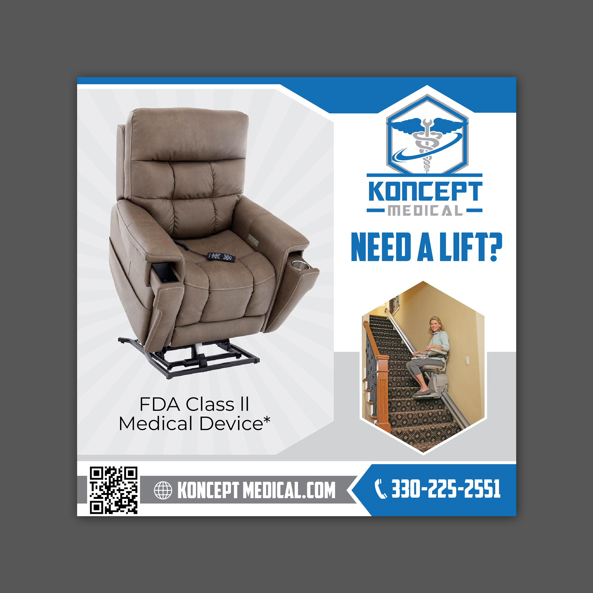 Diseño de Anuncio de Prensa por 123graphics para Koncept Medical, LLC | Diseño #34528488