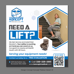 Newspaper Ad Design by D Creative for Koncept Medical, LLC | Design #34542396