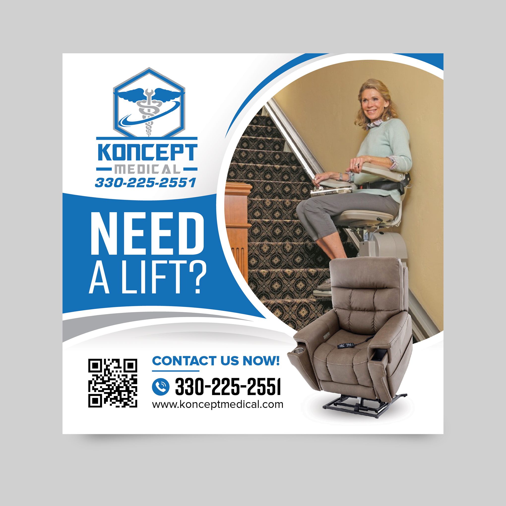 Newspaper Ad Design by Dzhafir for Koncept Medical, LLC | Design #34521867