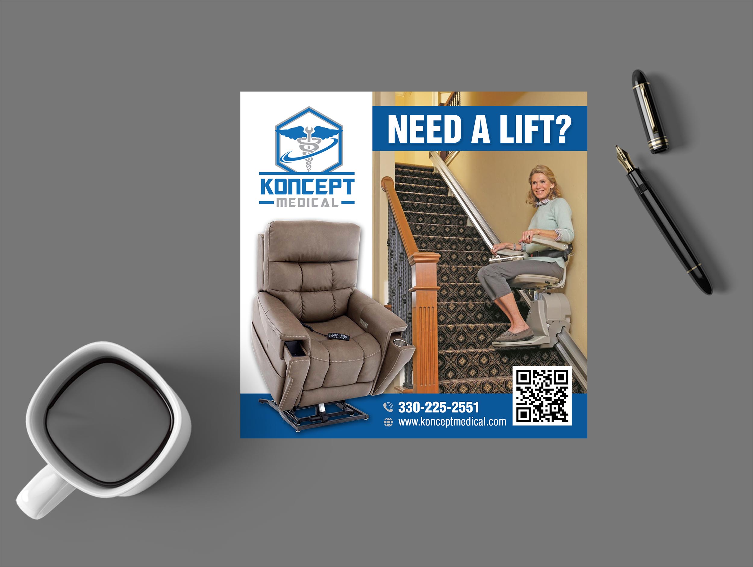 Newspaper Ad Design by GraphicsGuru for Koncept Medical, LLC | Design #34523370
