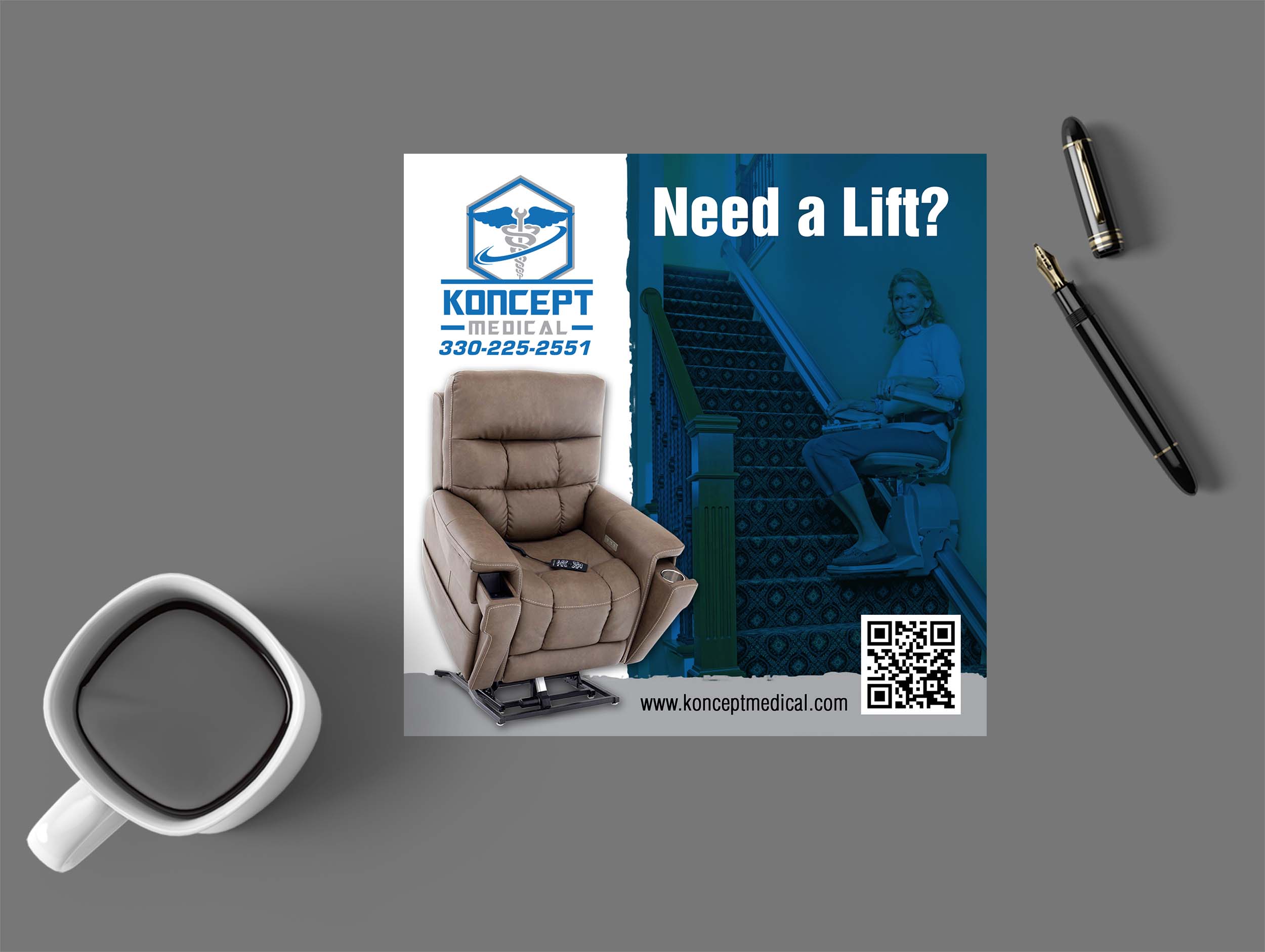 Newspaper Ad Design by GraphicsGuru for Koncept Medical, LLC | Design #34523624