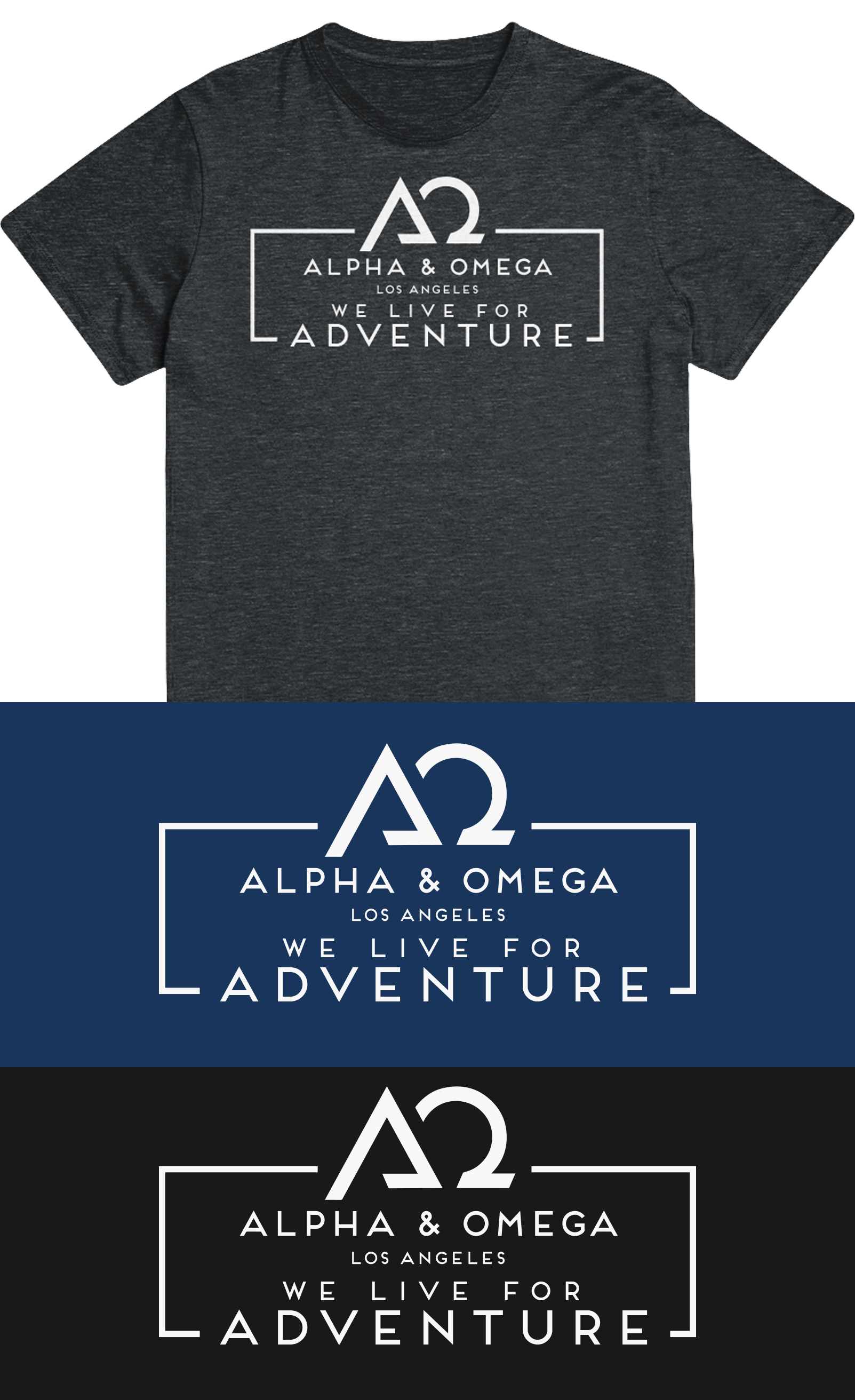 T-shirt Design by Teespixels for Alpha & Omega Entertainment | Design #34568384