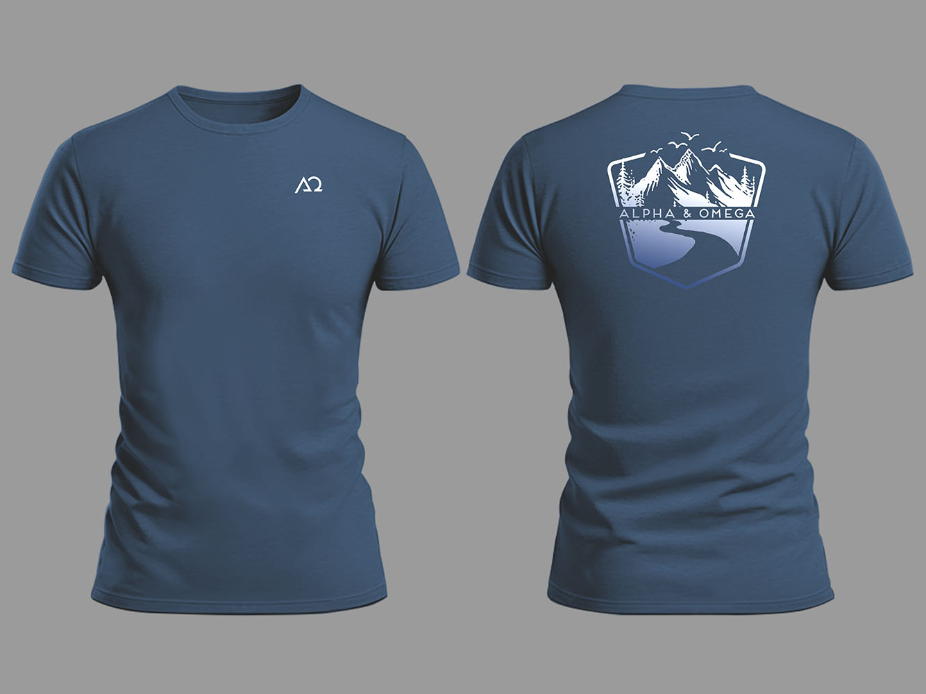 T-shirt Design by Johncina for Alpha & Omega Entertainment | Design #34575990