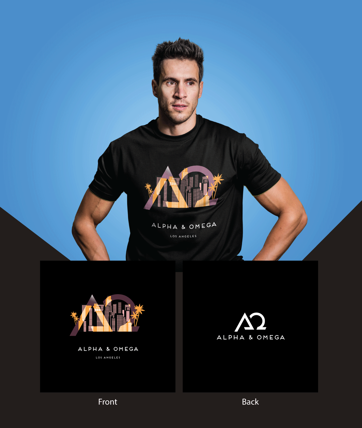 T-shirt Design by 10Design for Alpha & Omega Entertainment | Design #34577407