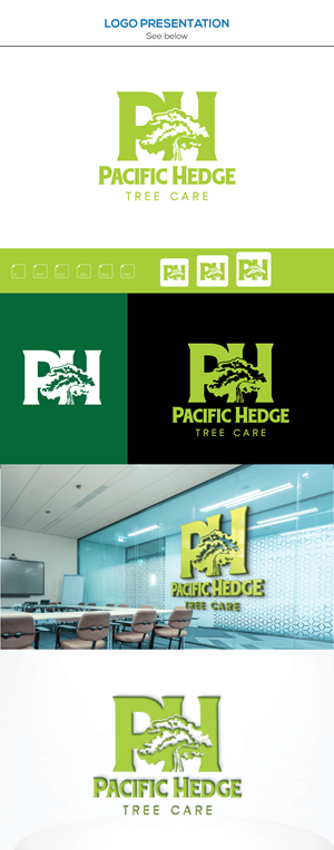 Logo Design by VectorForge for Pacific Hedge Tree Care | Design: #34519439