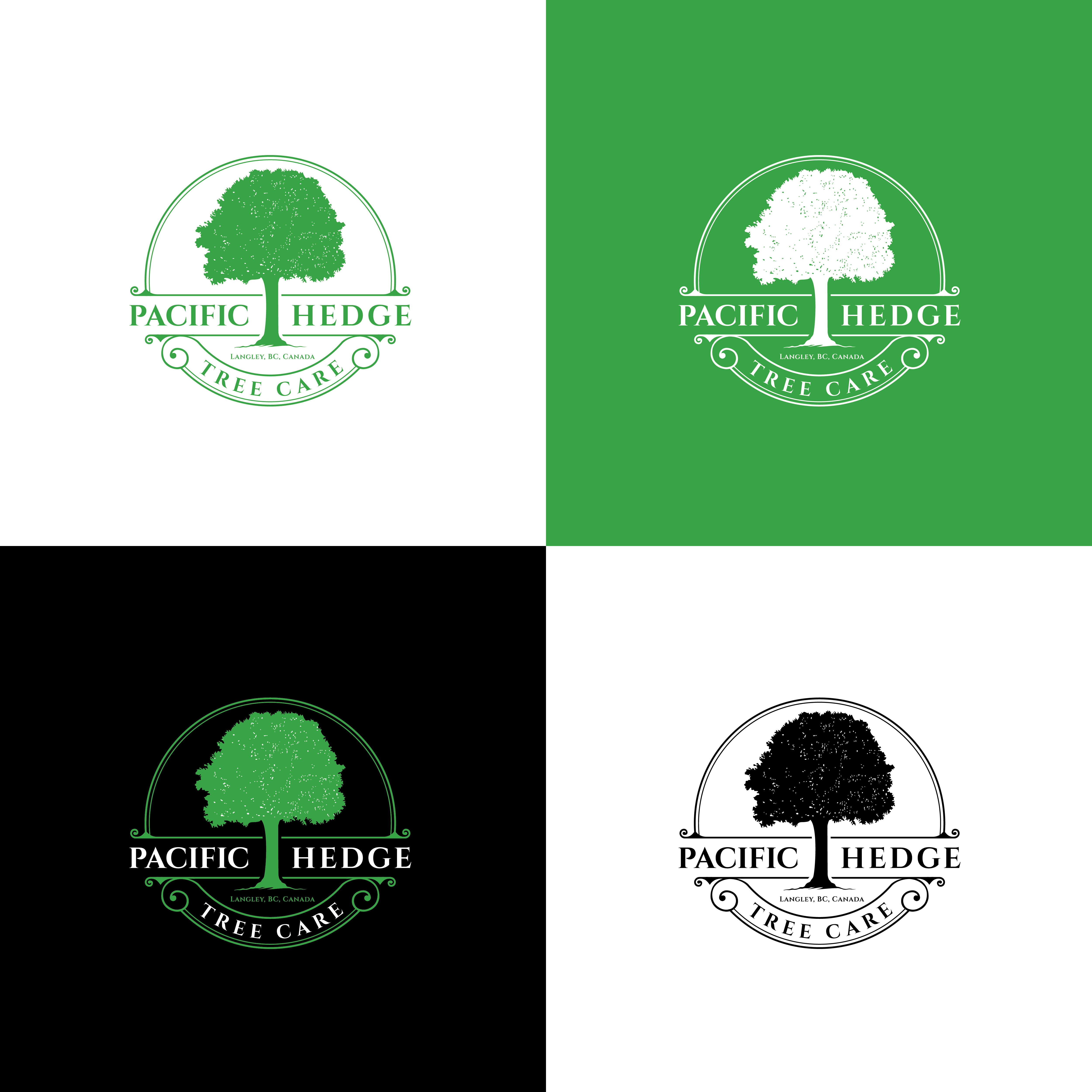 Logo Design by TDAC for Pacific Hedge Tree Care | Design #34528947