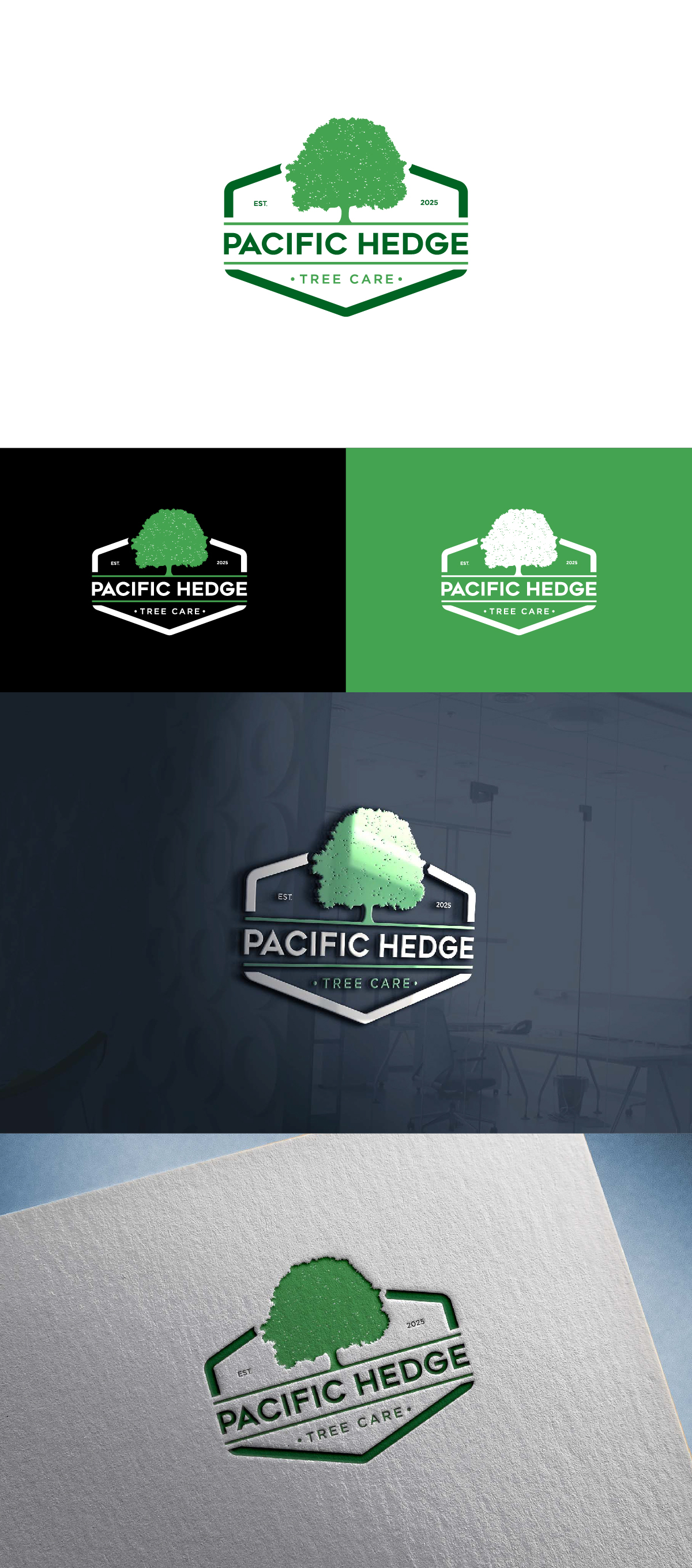 Logo Design by Barish Design for Pacific Hedge Tree Care | Design #34517250