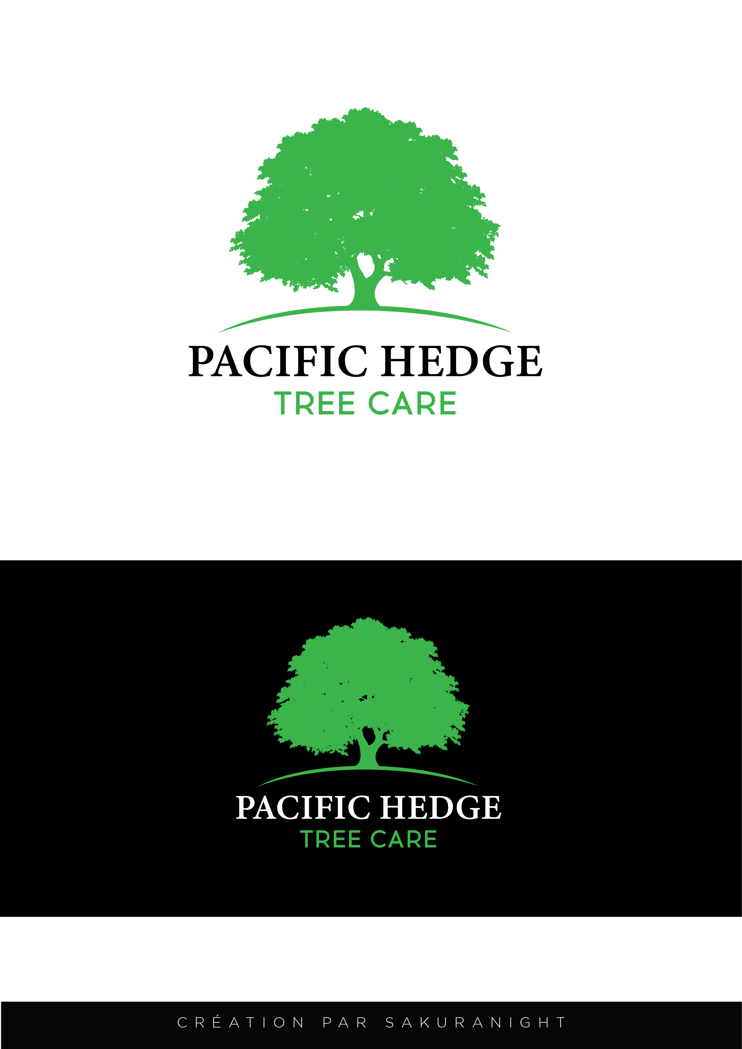 Logo Design by Sakuranight for Pacific Hedge Tree Care | Design #34517738