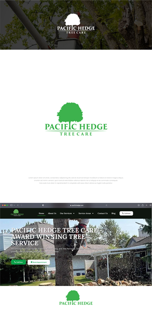 Logo Design by Low_vertical for Pacific Hedge Tree Care | Design #34517504