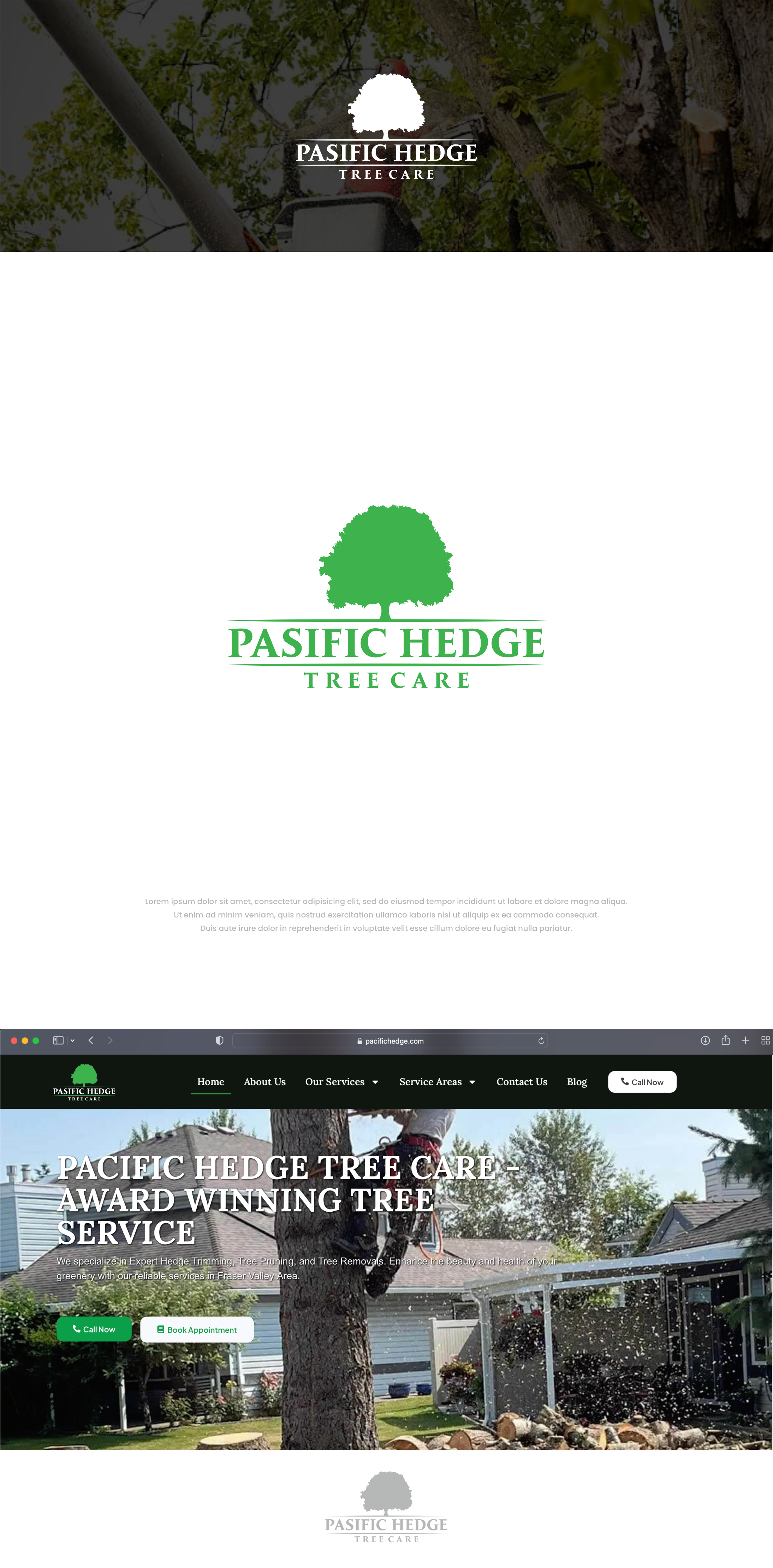 Logo Design by Low_vertical for Pacific Hedge Tree Care | Design #34517535