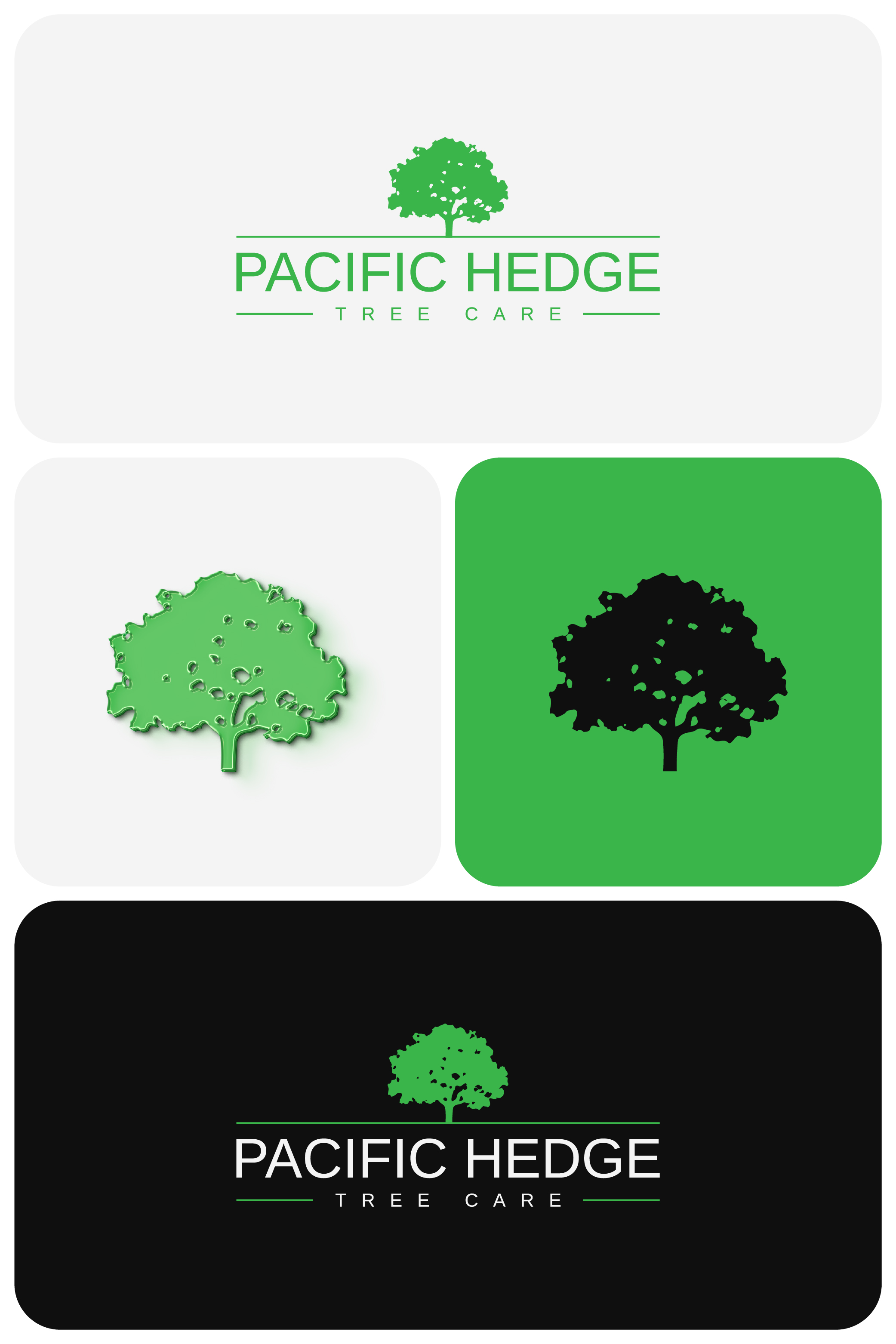 Logo Design by Gg® for Pacific Hedge Tree Care | Design #34516709