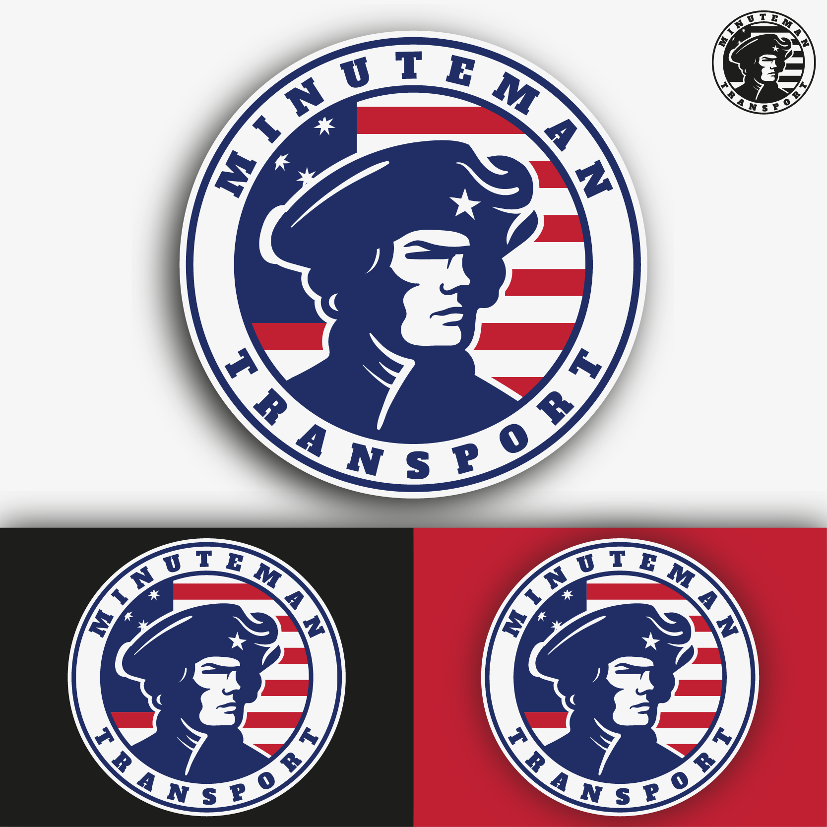 Logo Design by MJa designer for Minuteman Transport Inc. | Design #34571203