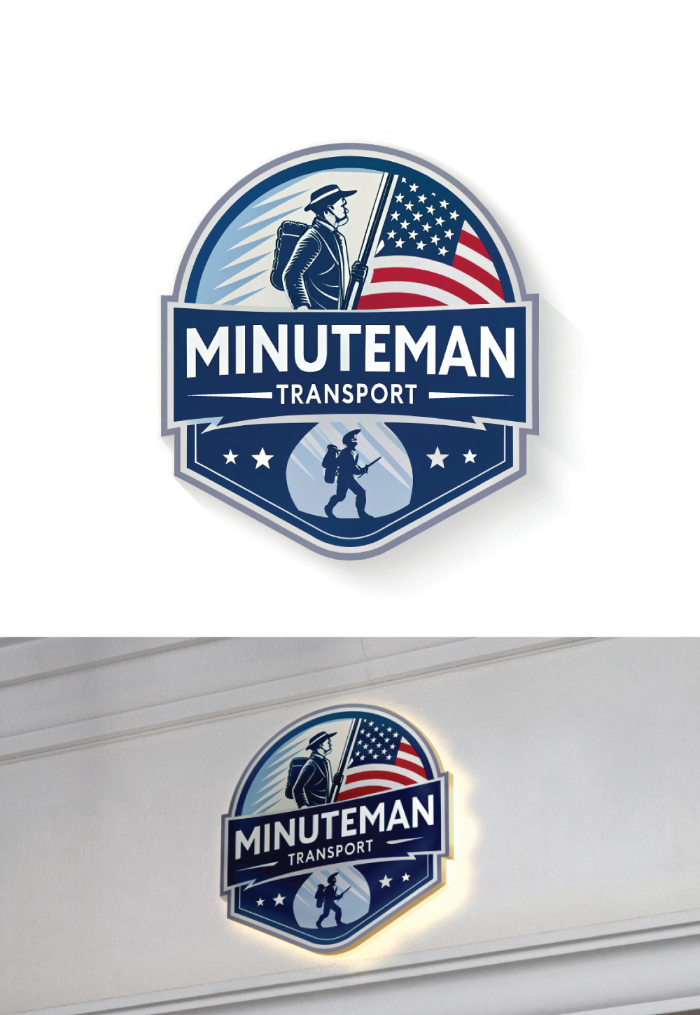 Logo Design by VectorForge for Minuteman Transport Inc. | Design #34530440