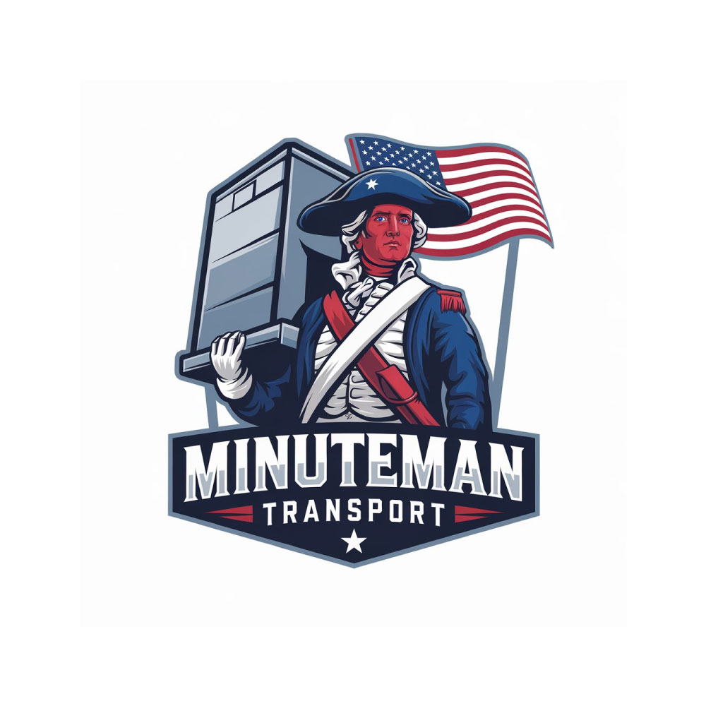 Logo Design by KING JM for Minuteman Transport Inc. | Design #34529571