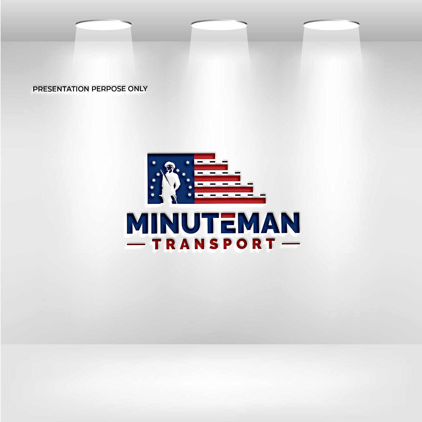 Diseño de Logo por alexdarah para Minuteman Transport Inc. | Diseño #34528814