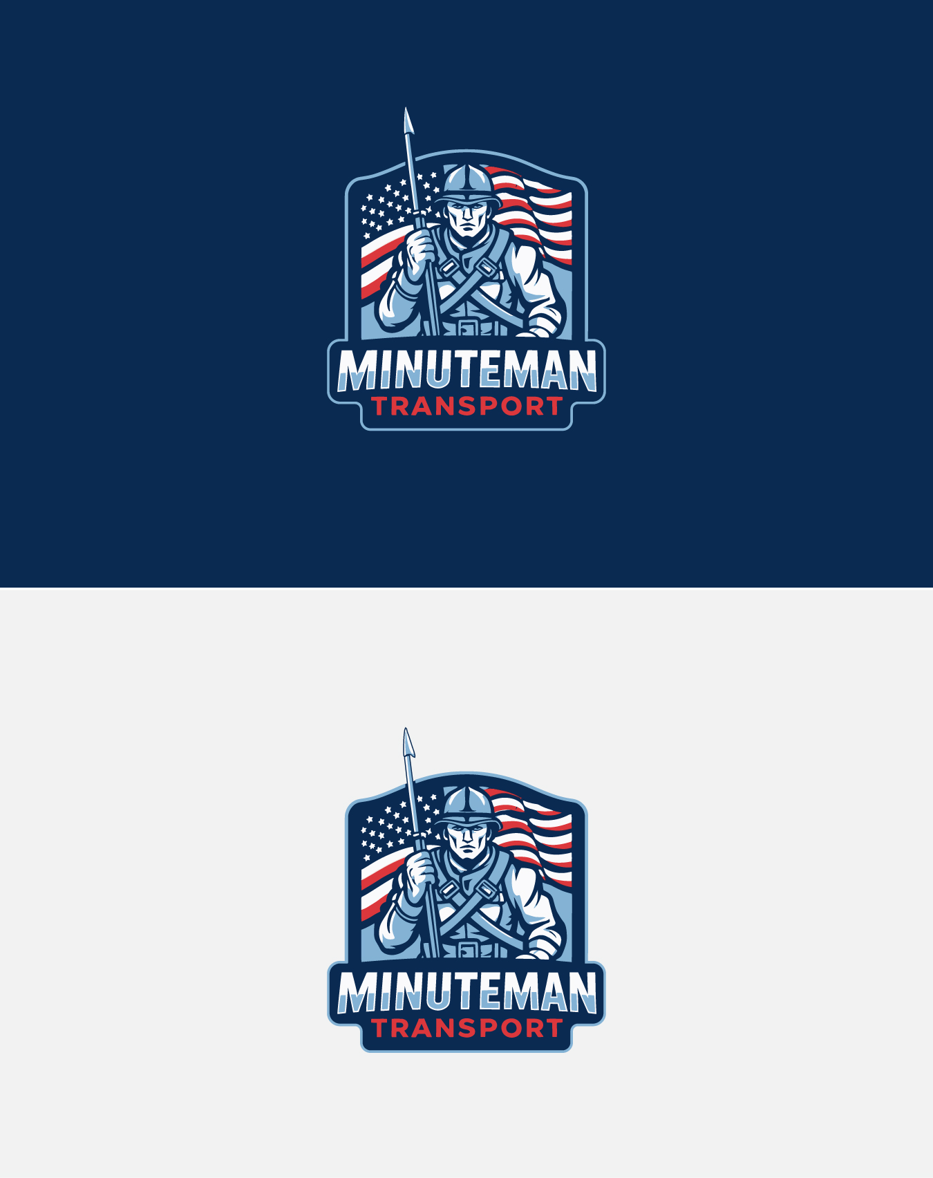 Logo Design by TamerOmar for Minuteman Transport Inc. | Design #34525851