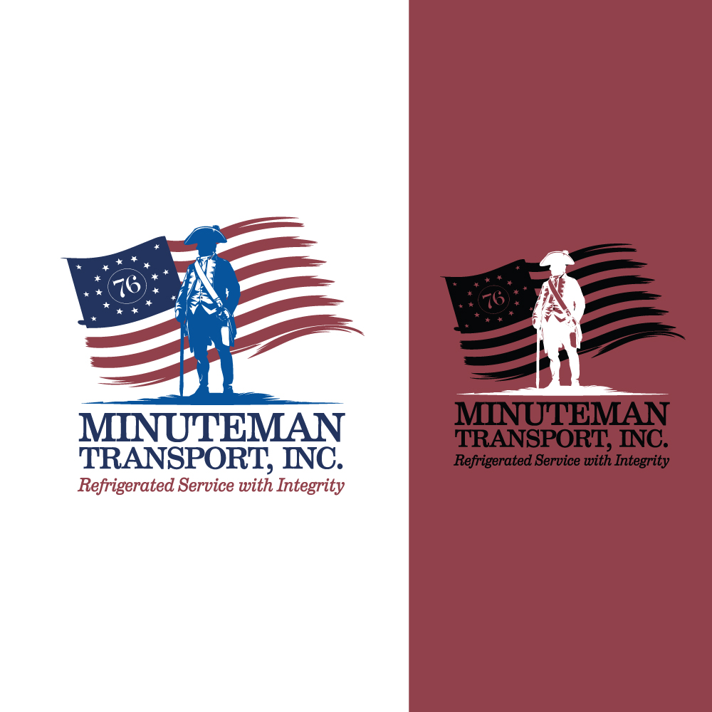Logo Design by GrafixBook for Minuteman Transport Inc. | Design #34536884