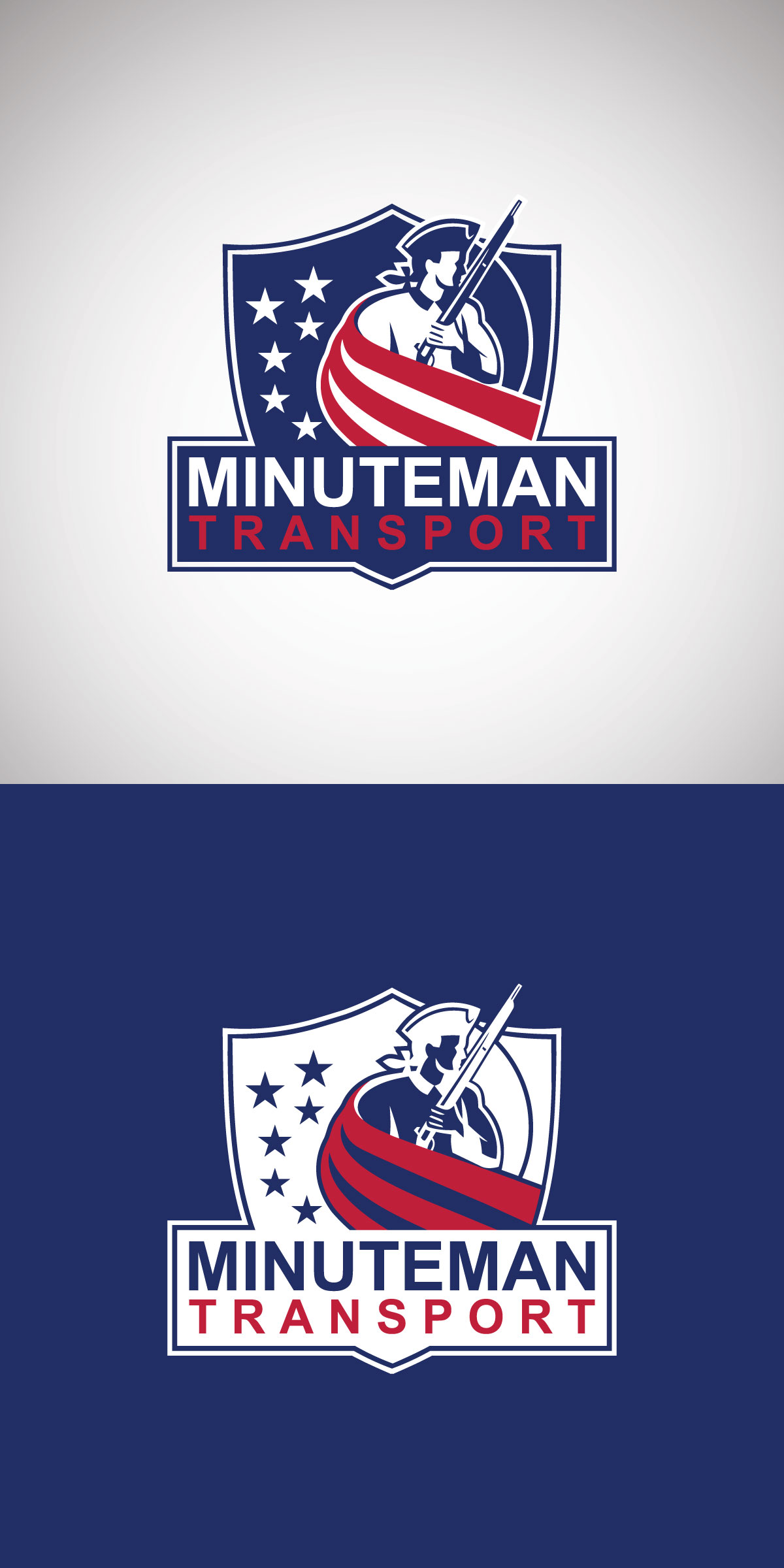 Logo Design by Shahriar H for Minuteman Transport Inc. | Design #34528891