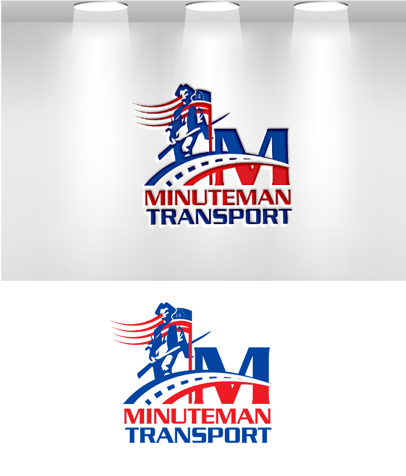 Logo Design by VisionCraft™ for Minuteman Transport Inc. | Design #34526024