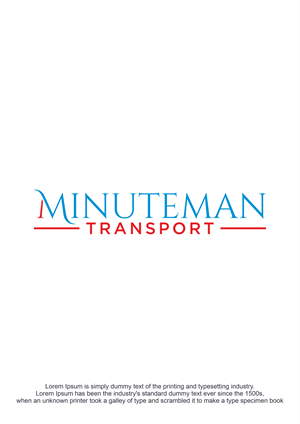 Logo Design by Abigaill_design for Minuteman Transport Inc. | Design: #34531871
