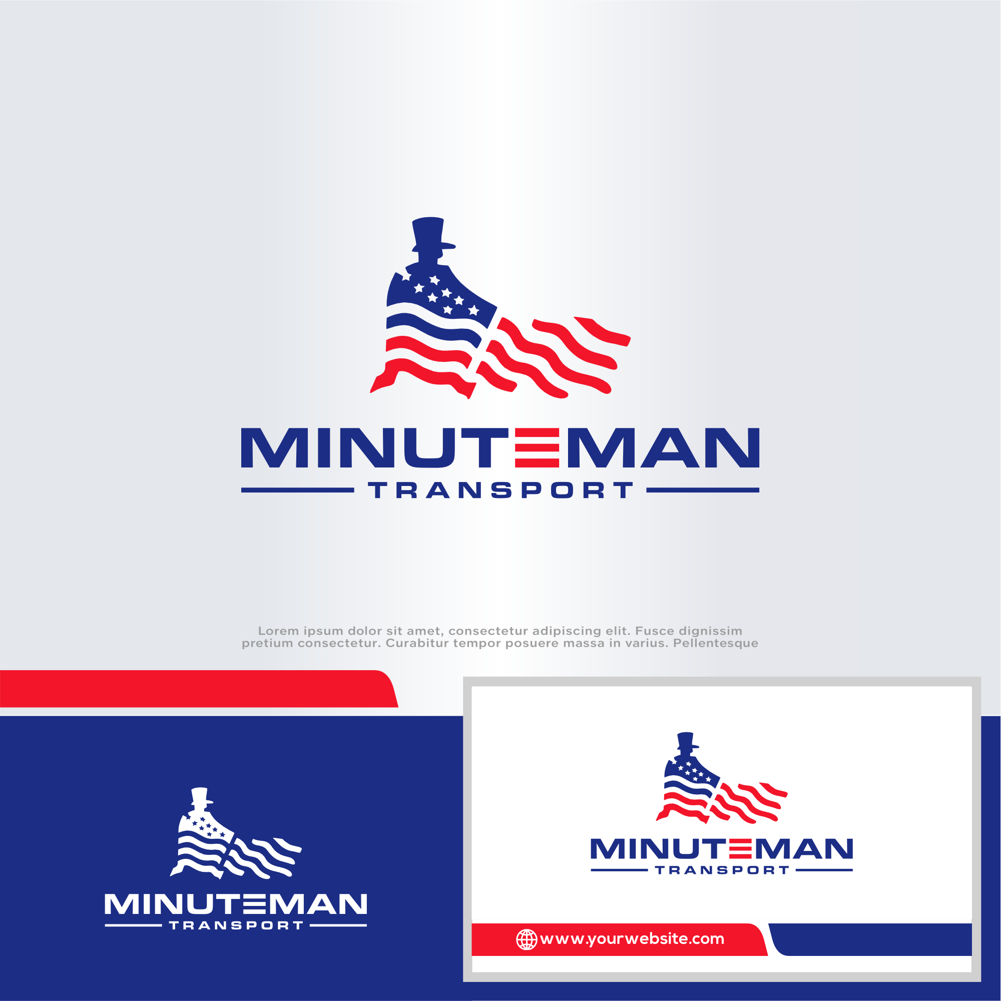 Logo Design by win it for Minuteman Transport Inc. | Design #34528052